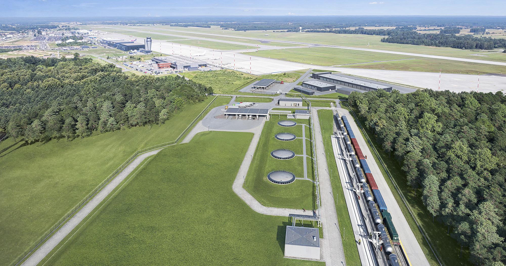 Budowa multimodalnego węzła przeładunku towarów i paliw w oparciu o bocznicę kolejową / Program inwestycyjny Katowice Airport 2024–2032