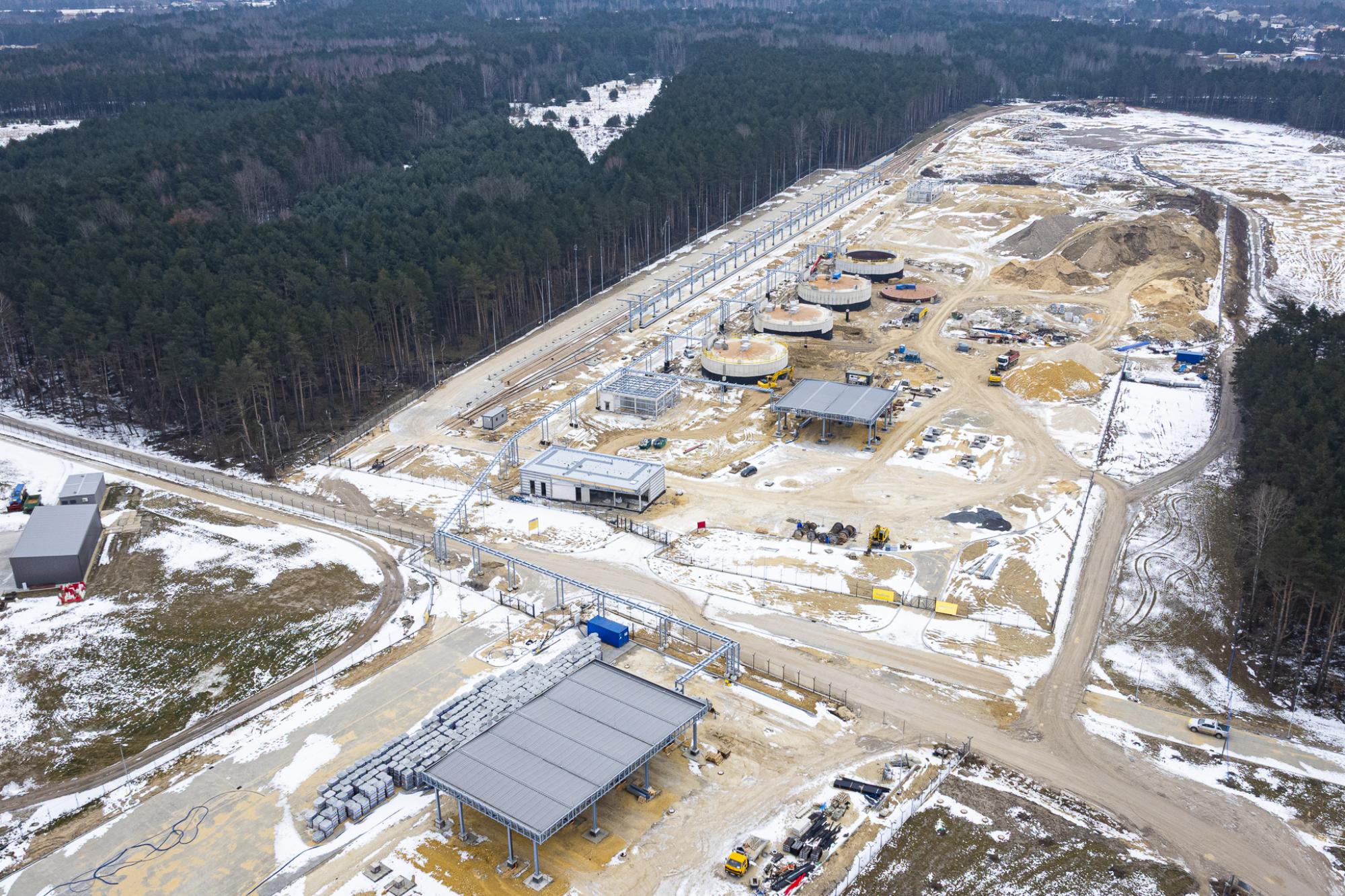Styczeń 2026 - budowa węzła multimodalnego do przeładunku towarów i paliw / Program inwestycyjny Katowice Airport 2024–2032