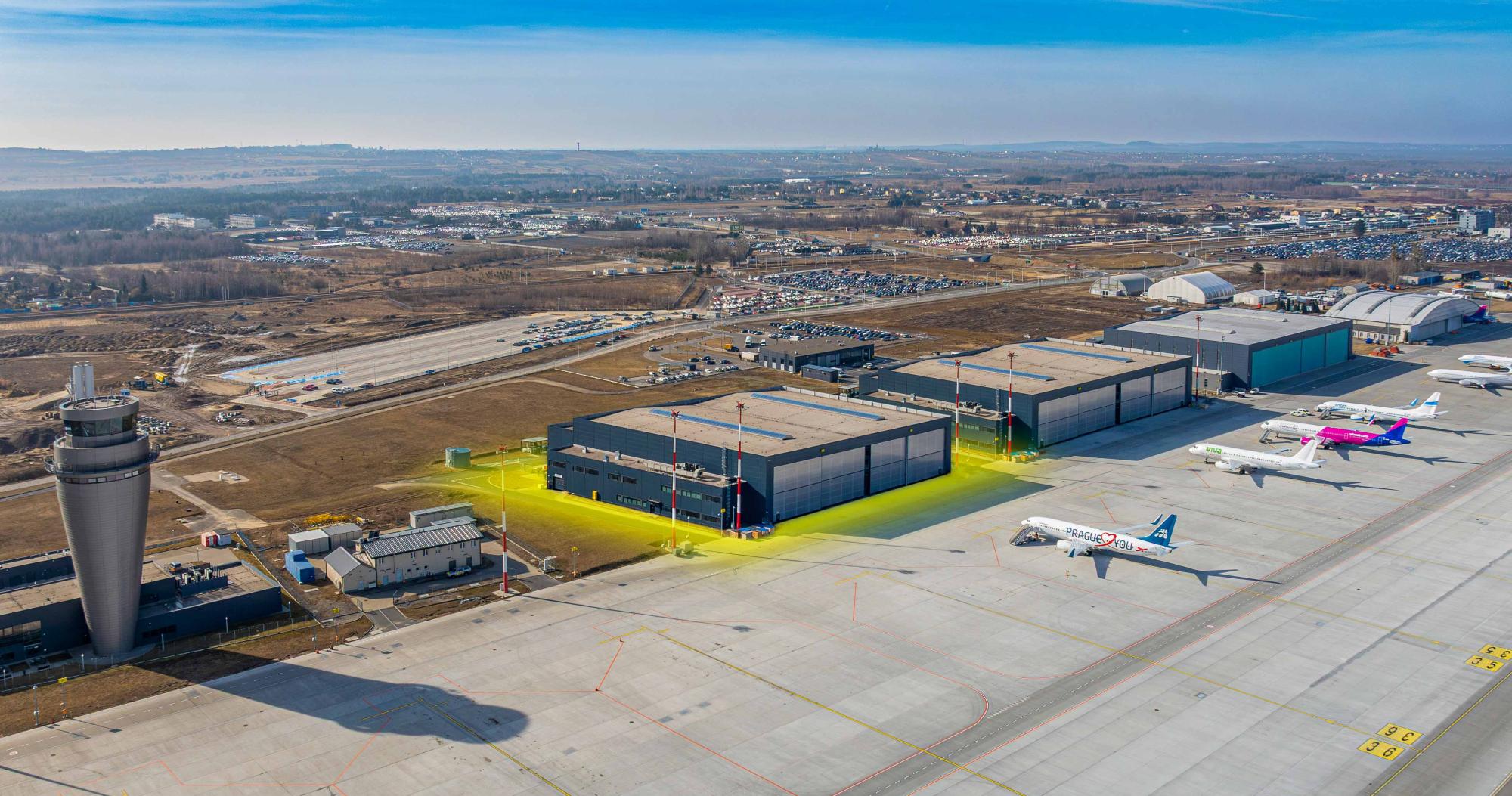 Czwarty hangar techniczny / Program inwestycyjny Katowice Airport 2024–2032