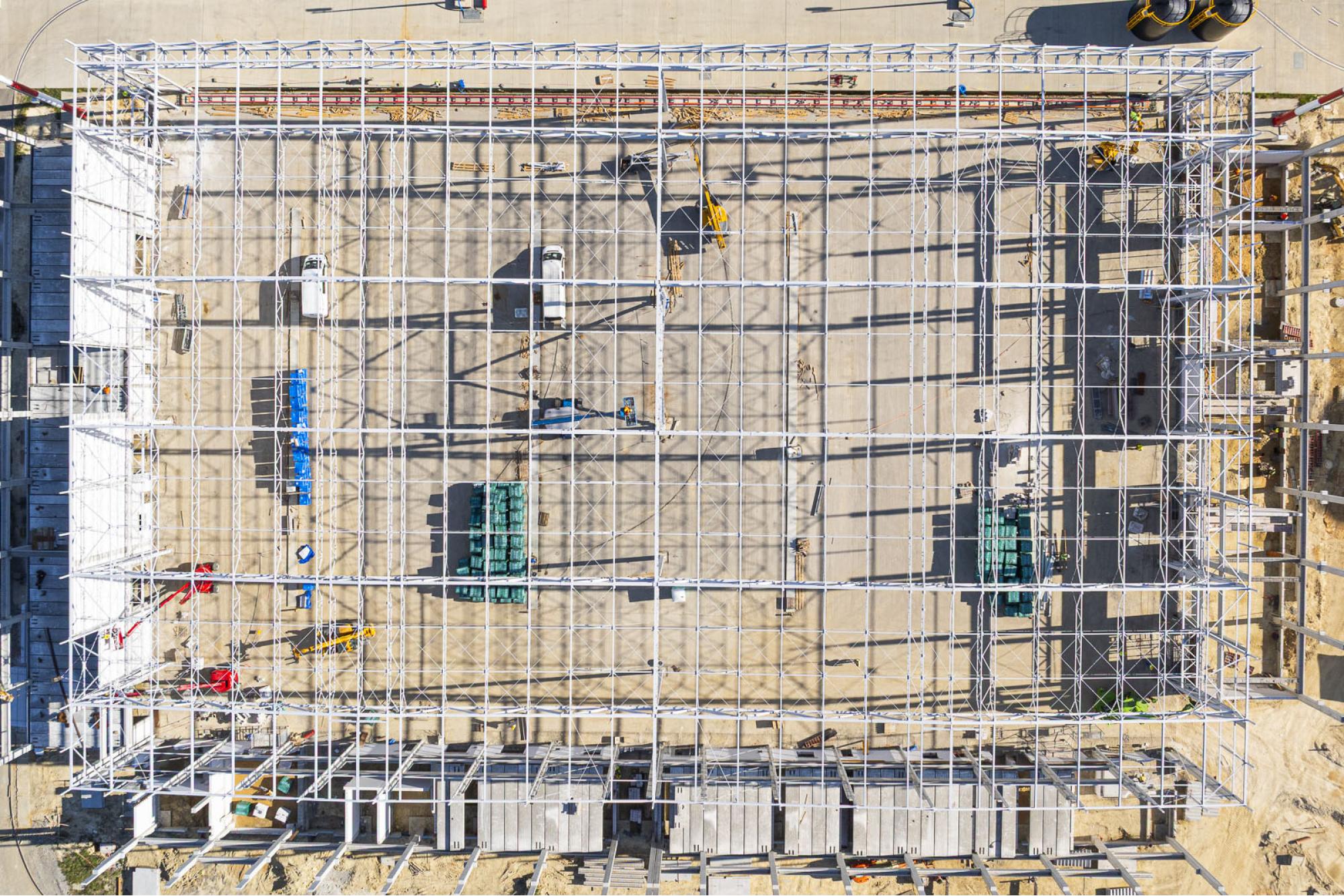 Czerwiec 2025 - Budowa hangaru H4 / Program inwestycyjny Katowice Airport 2024–2032