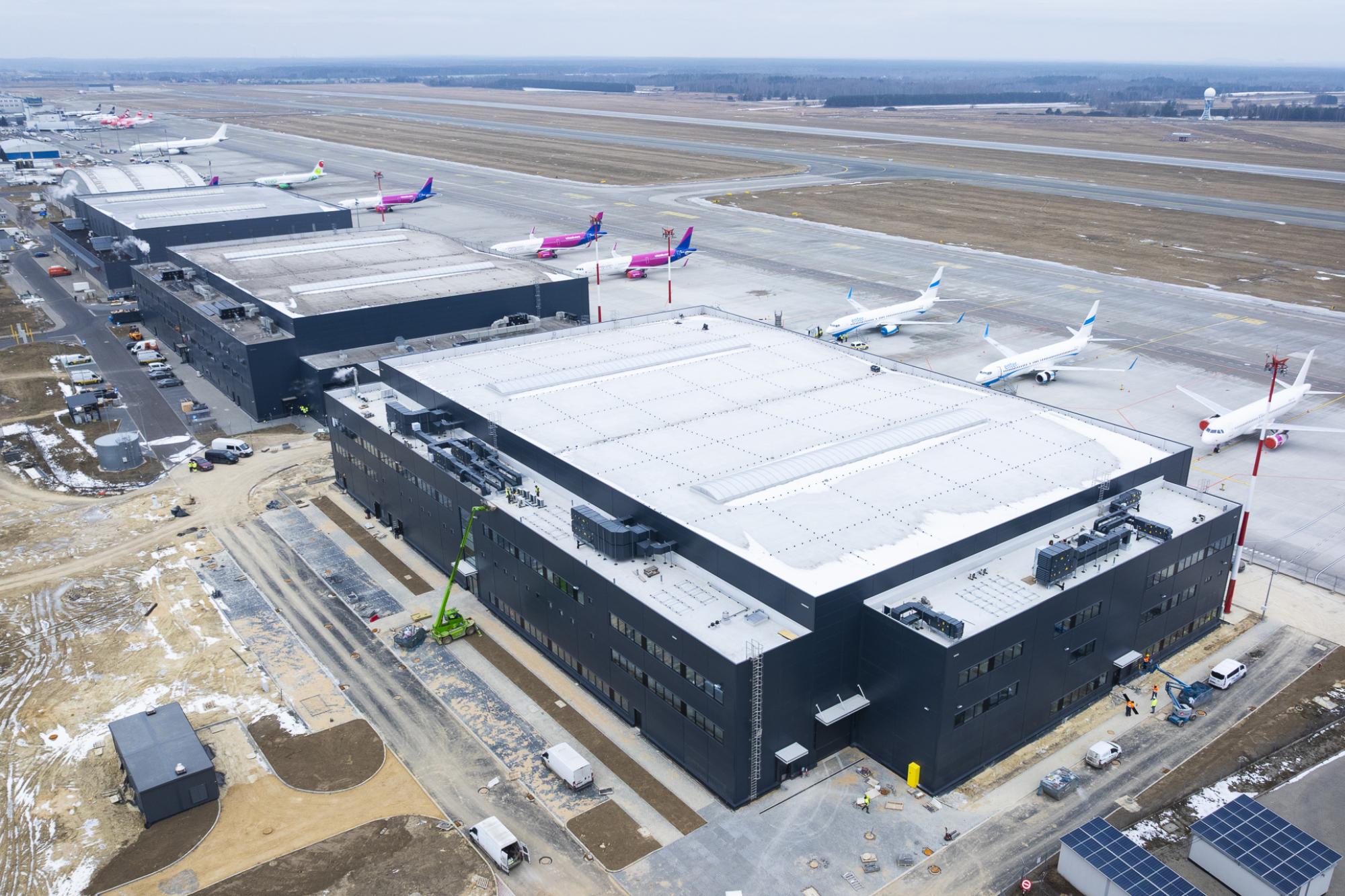 Styczeń 2026 - Budowa hangaru H4 / Program inwestycyjny Katowice Airport 2024–2032