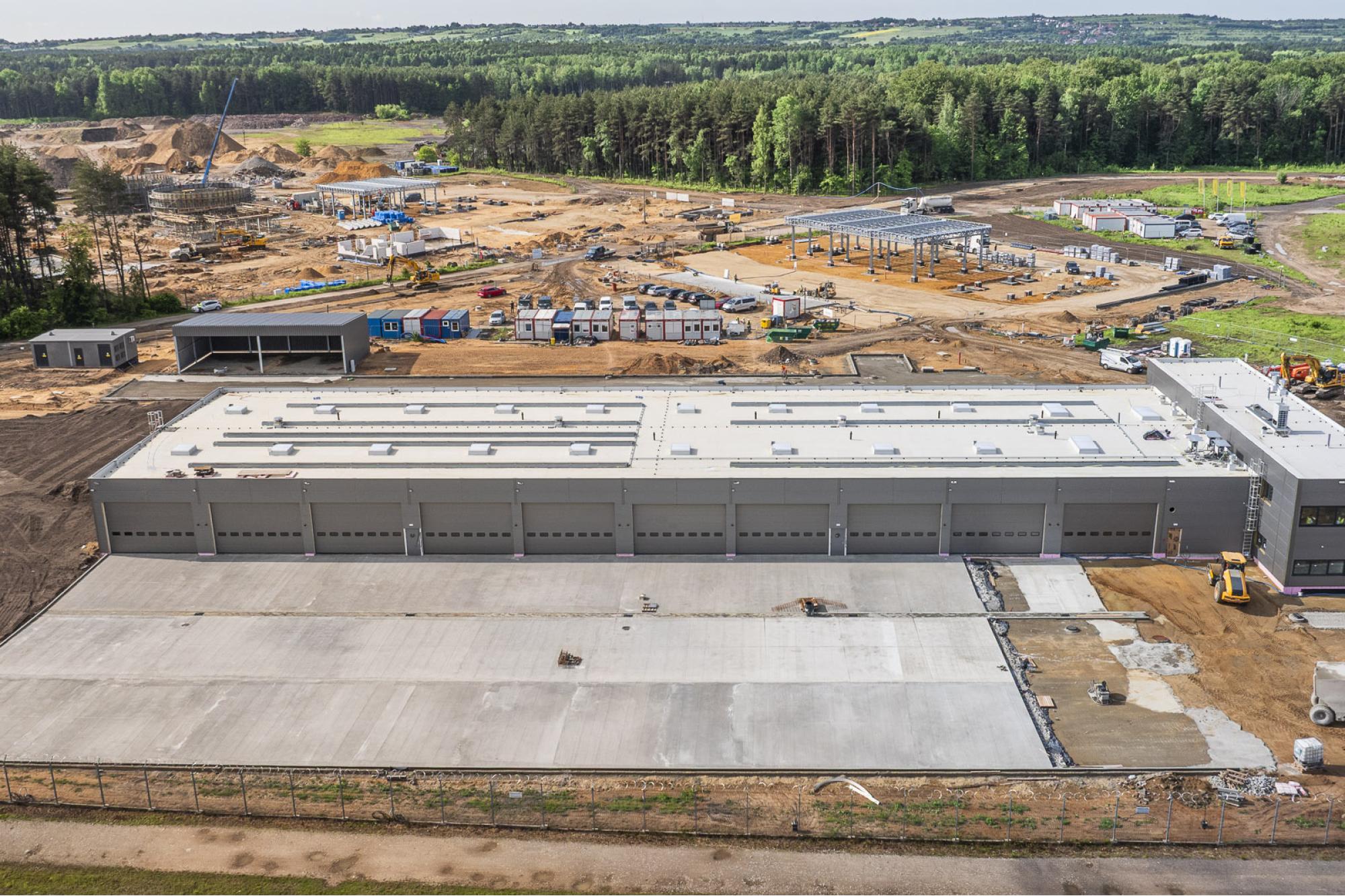 Maj 2025 - Budowa nowej bazy służb utrzymania lotniska / Program inwestycyjny Katowice Airport 2024–2032