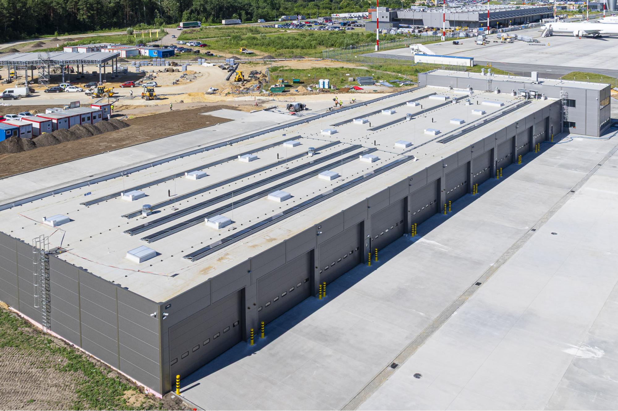 Czerwiec 2025 - Budowa nowej bazy służb utrzymania lotniska / Program inwestycyjny Katowice Airport 2024–2032