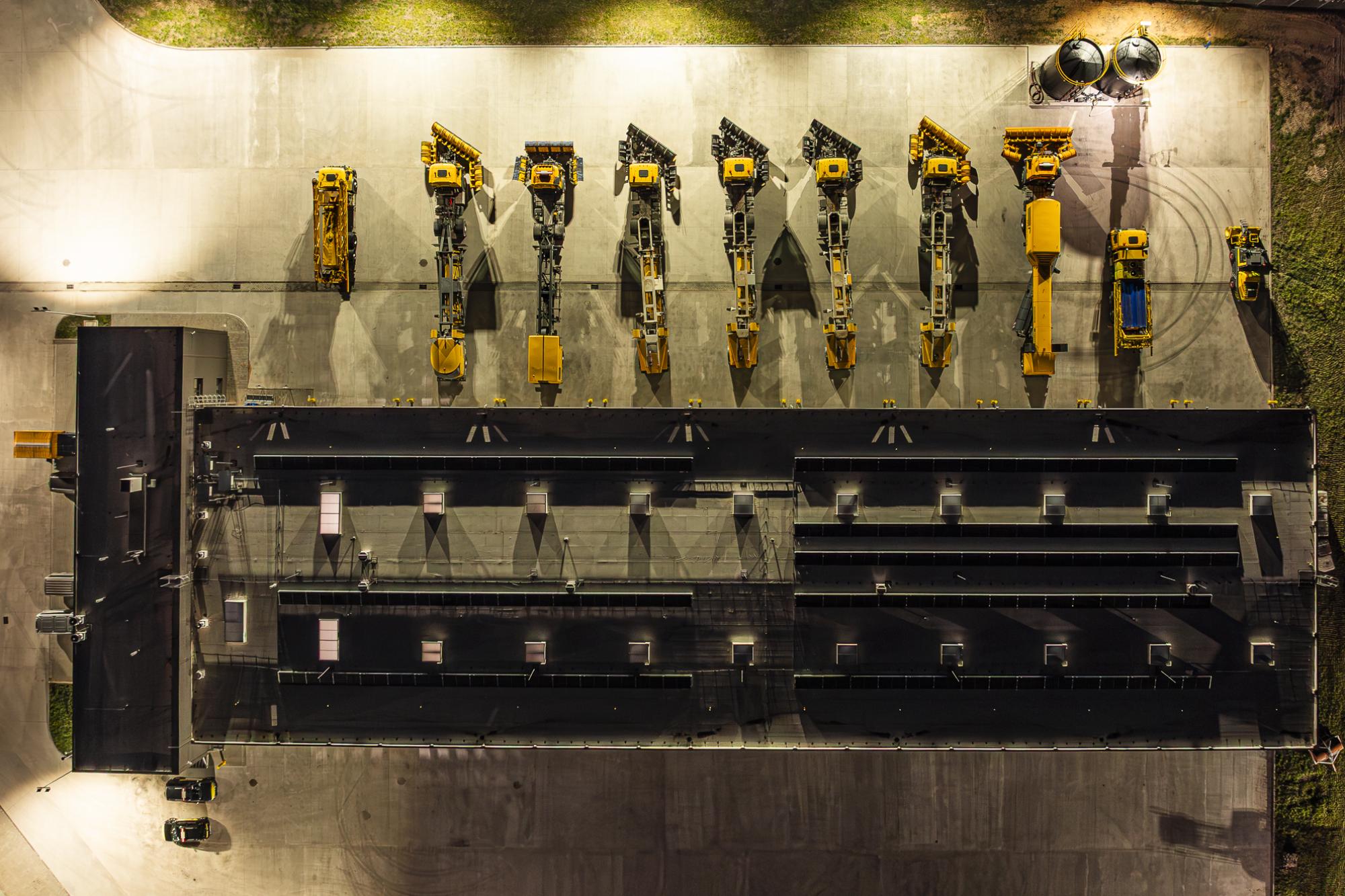 Grudzień 2025 - Budowa nowej bazy służb utrzymania lotniska / Program inwestycyjny Katowice Airport 2024–2032