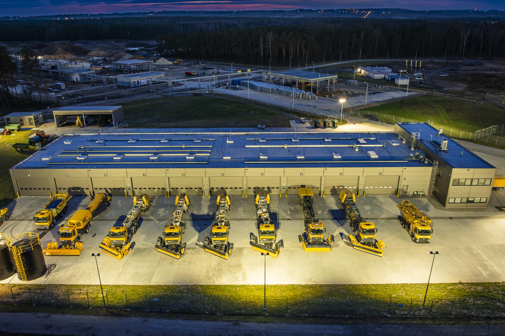 Grudzień 2025 - Budowa nowej bazy służb utrzymania lotniska / Program inwestycyjny Katowice Airport 2024–2032