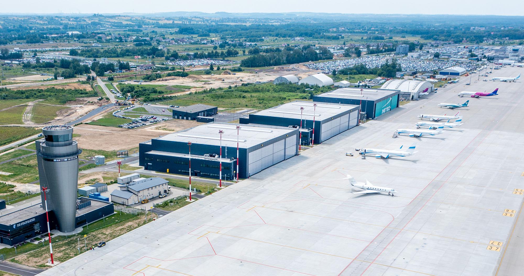 W Katowice Airport powstanie czwarty hangar do obsługi technicznej samolotów, najemcą obiektu będzie linia lotnicza Wizz Air / Program inwestycyjny Katowice Airport 2024–2032