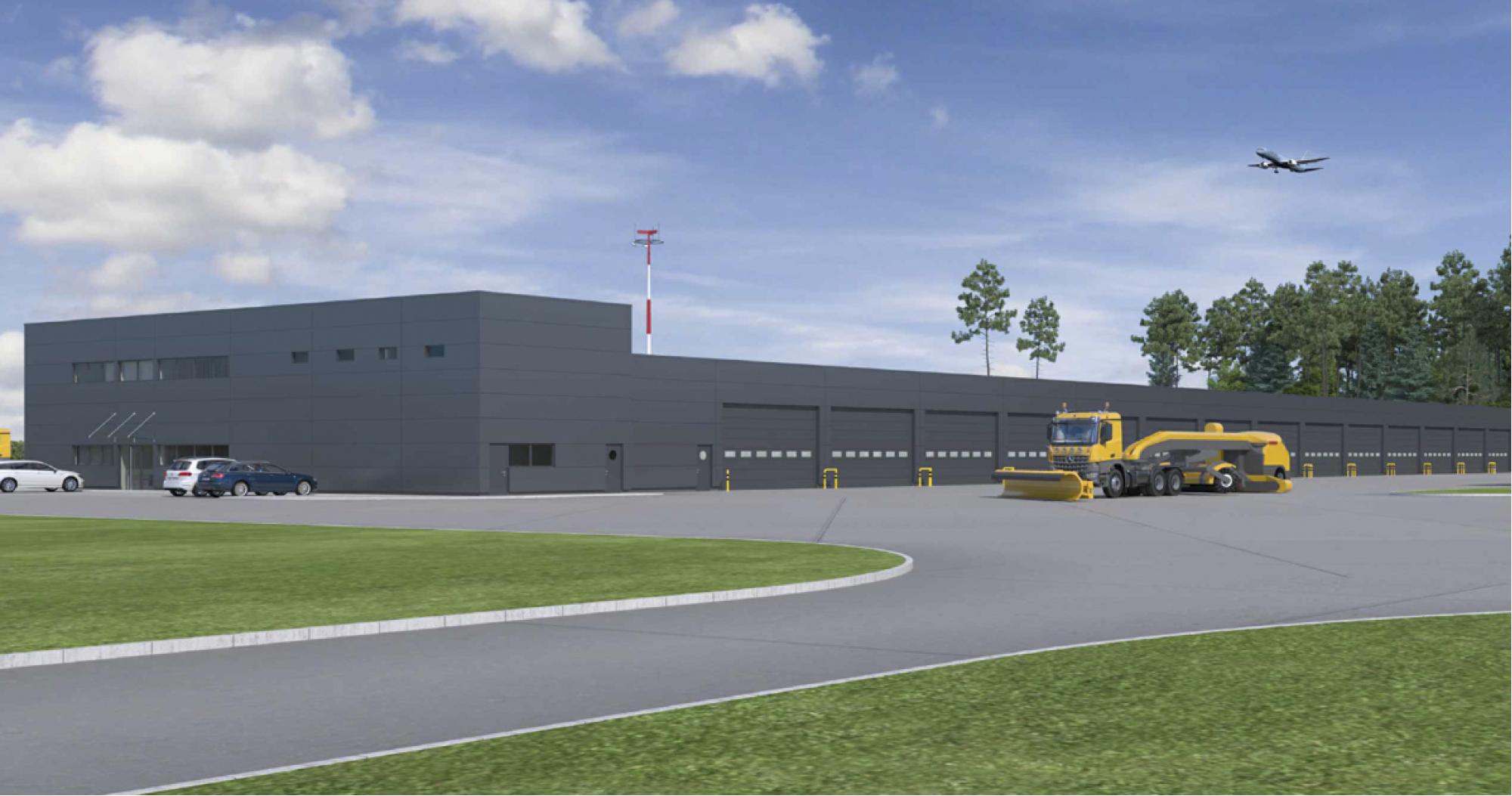 Budimex SA wybuduje nową bazę dla działów transportu i eksploatacji lotniska / Program inwestycyjny Katowice Airport 2024–2032