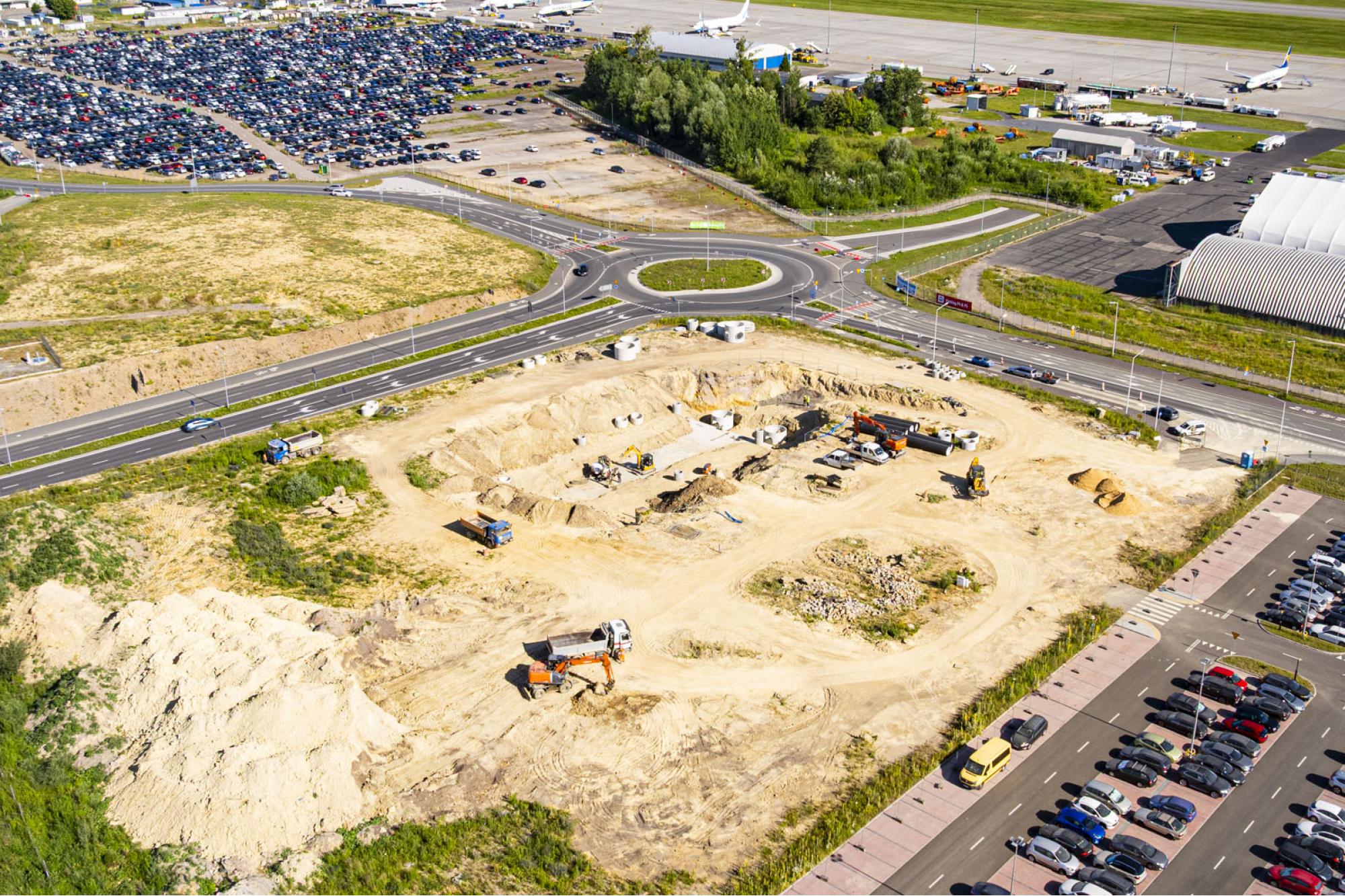 Czerwiec 2025 - Parking P4 (Etap II) / Program inwestycyjny Katowice Airport 2024–2032