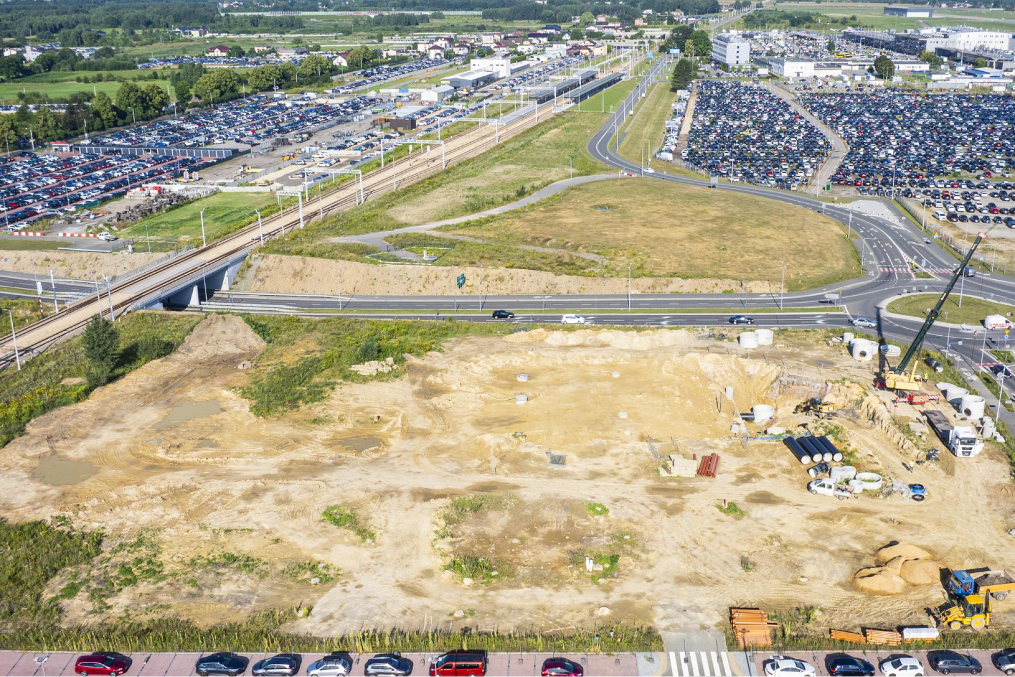 Lipiec 2025 - Parking P4 (Etap II) / Program inwestycyjny Katowice Airport 2024–2032