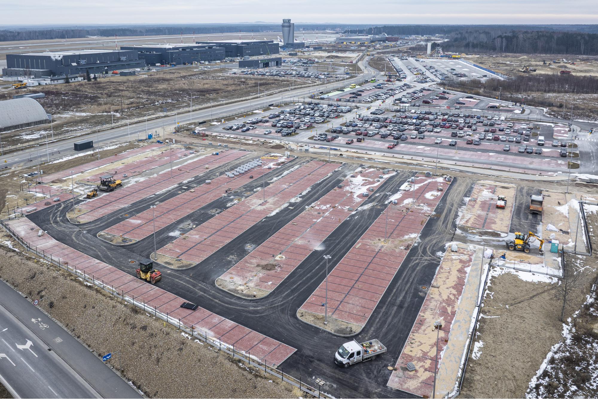 Styczeń 2026 - Parking P4 (Etap II) / Program inwestycyjny Katowice Airport 2024–2032