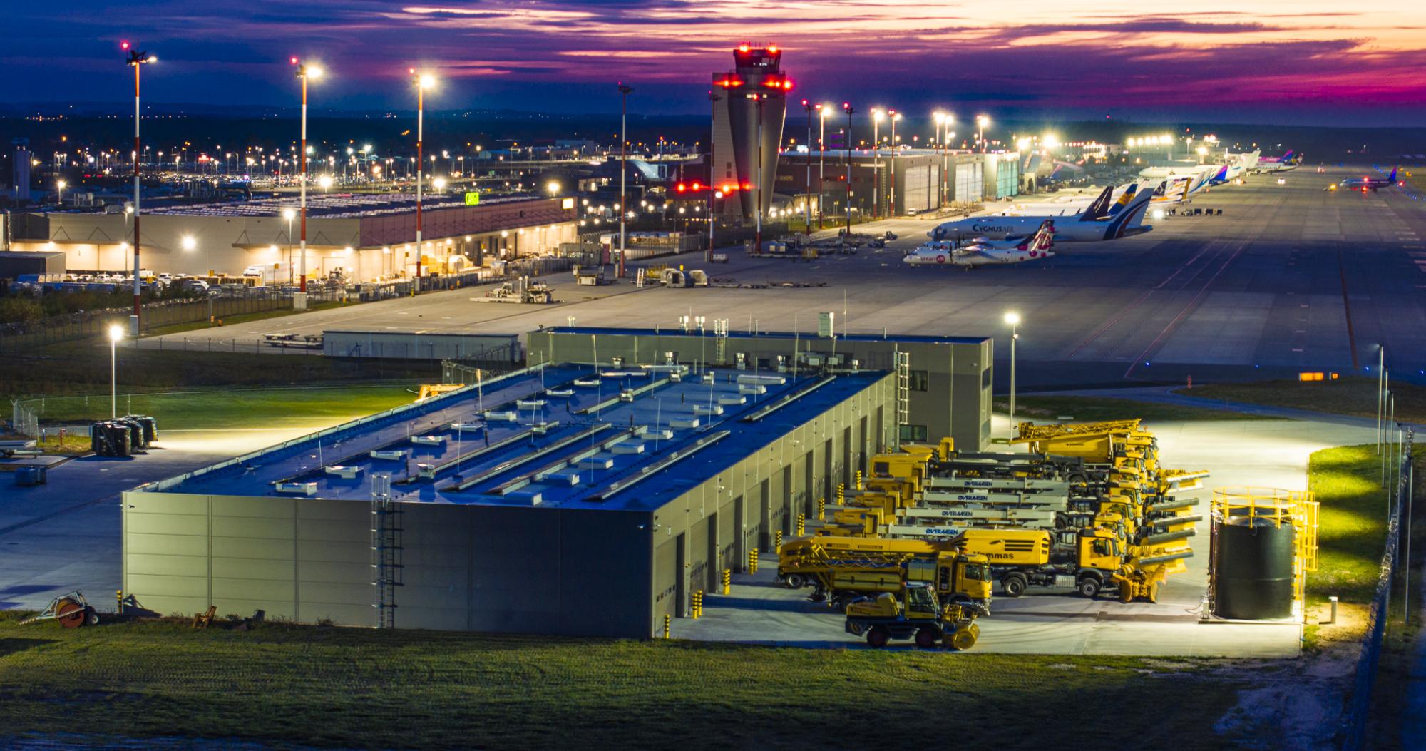 Nowa baza Działu Eksploatacji i Transportu Lotniska / Program inwestycyjny Katowice Airport 2024–2032